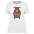 thumbnail image 1 of Adorable Boho Bear Cartoon T-Shirt Women -Image by Shutterstock, Female XX-Large, 1 of 2