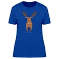 thumbnail image 1 of Adorable Boho Deer Cartoon T-Shirt Women -Image by Shutterstock, Female Large, 1 of 2