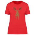 thumbnail image 1 of Adorable Boho Deer Cartoon Tee Women's -Image by Shutterstock, 1 of 2