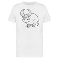 thumbnail image 1 of Adorable Bull Cartoon Tee Men's -Image by Shutterstock, 1 of 1
