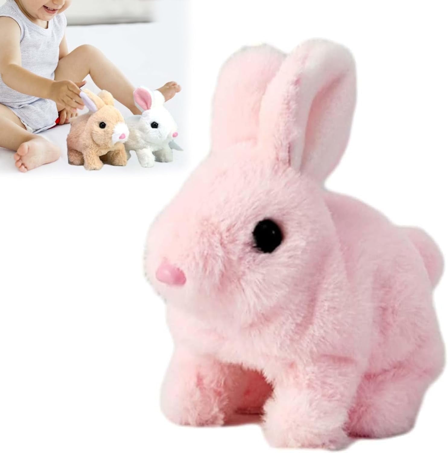 Adorable Bunby Plush Toy - My Realistic Bunny Toy,Realistic Bunny Toys ...