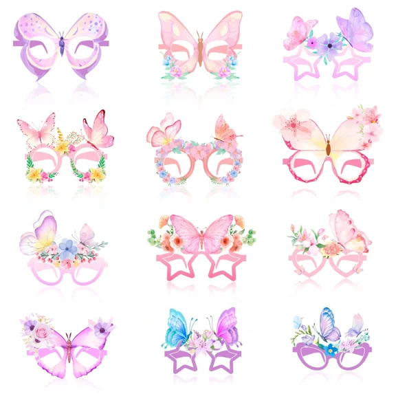 Adorable Butterfly Glasses For Children Party Birthday,Kids Party Favor Supplies