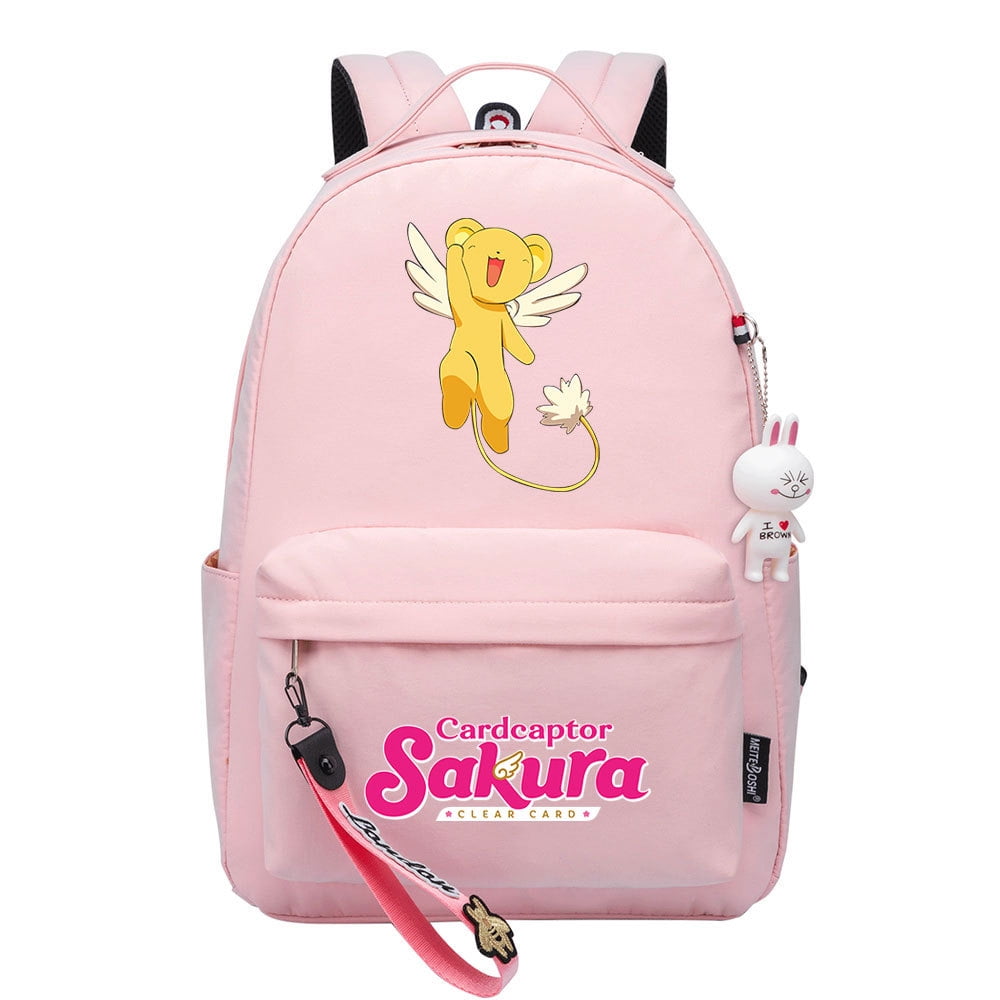 Adorable Cardcaptor Sakura Theme Backpack with Dual Side Pockets Generous Storage Perfect for Kids and Teens Walmart