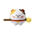 thumbnail image 1 of Adorable Cartoon Cat Figure Toy with Stick and Bell Cute Collectible for Kids and Cat Lovers Home Decor Gift, 1 of 7