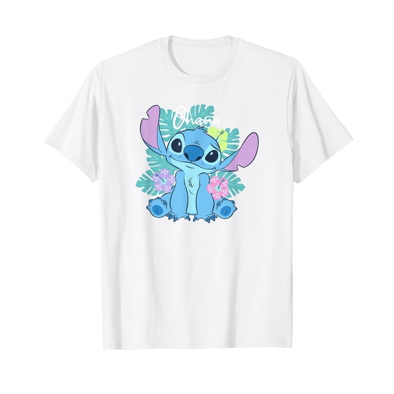 Adorable Cartoon Character Floral T-Shirt for Fun and Playful Style