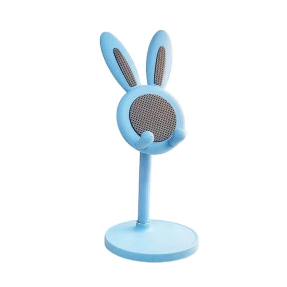 Adorable Cartoon Plastic Phone Holder Foldable Multiple Device Support Stable Desktop Organizers for Travel
