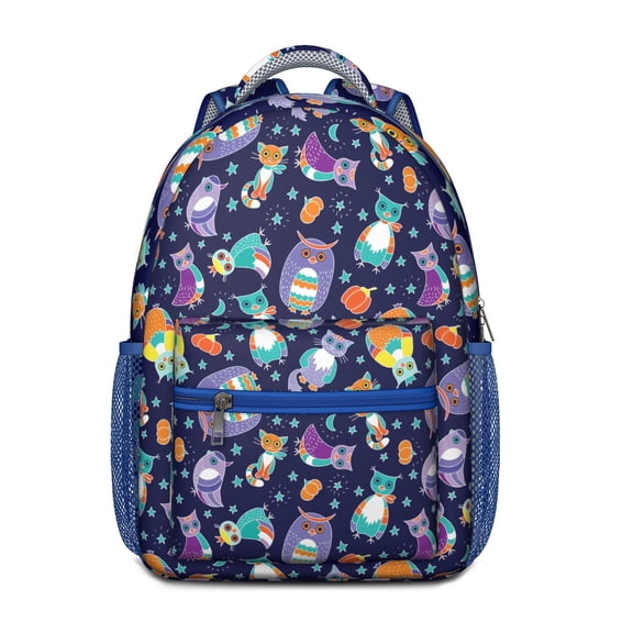 Adorable Cat Print Waterproof Bookbag - Lightweight Durable Backpack for College Students & Commuters