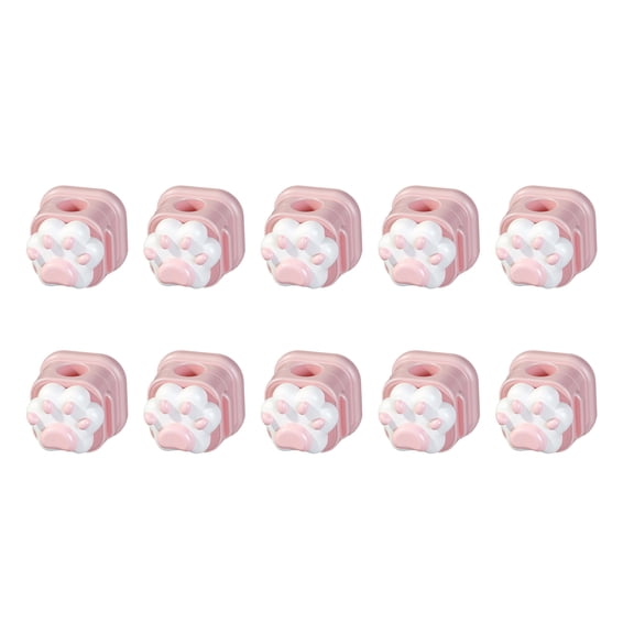 Adorable Cat-Shaped Cord Clips With Strong Magnets For Multi-Device Charging & Home Desk Organization