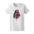 thumbnail image 1 of Adorable Cat With Fantasy Hair T-Shirt Women -Image by Shutterstock, Female Large, 1 of 2