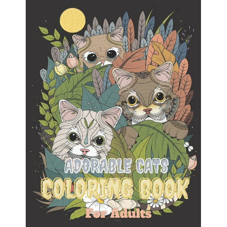 Cat Designs Coloring Art [Book]