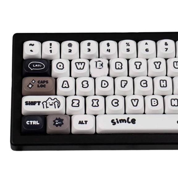 Adorable Cats Sublimation PBTs 140Key Mechanical Keyboards