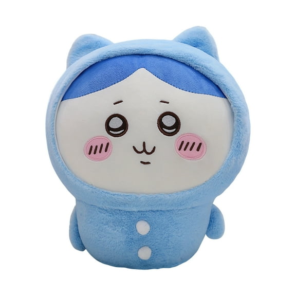 Adorable Chikawa Soft Plush Kawaii Cute Plushies Usagi Chiikawa Doll Toy Adorable Pillow for Kids Cartoon Cute Doll Plush Toy Stuffed Chikawa Doll, 35cm Birthday Cartoon Gift (Blue)