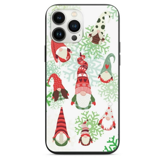 Adorable Christmas Gnomes And Snowflake Design Phone Case for iPhone 7 8 X XS XR SE 11 12 13 14 Pro Max Mini Note s10 s10plus s20 s21 20plus