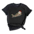 thumbnail image 1 of Adorable Christmas Otter Shirt, Cute Christmas Costume, Christmas Party Animal Tee, Christmas Night Tee, 2024 Christmas Gift, 1 of 1