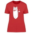 thumbnail image 1 of Adorable Classy Kitten Doodle T-Shirt Women -Image by Shutterstock, Female XX-Large, 1 of 2