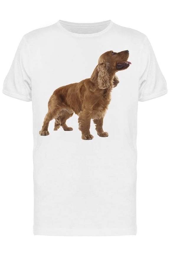 Adorable Cocker T-Shirt Men -Image by Shutterstock, Male Small