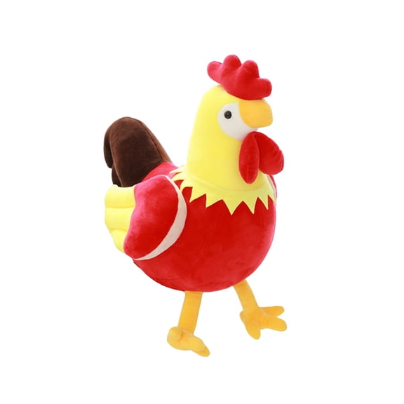 Adorable Colorful Little Rooster Plush Toy Stuffed Doll 11.81in-Lovely Animal Plushies Toy Present, Cuddly and Soft Stuffed Animal Doll for Boys Girls, Easter Gift