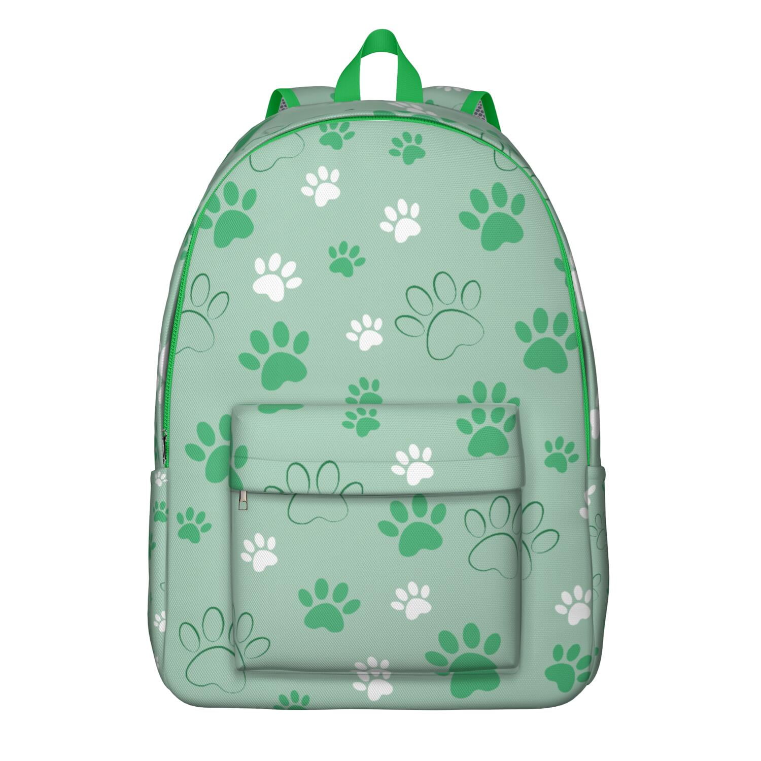 Bull Terrier Glay Pattern Print Backpack