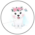 thumbnail image 1 of Adorable Dog Sticker Party Favor Sticker Envelope Seals Labels Stickers Phone Decal Water Bottle Stickers Car Decals, Laptop Sticker, 1 of 4