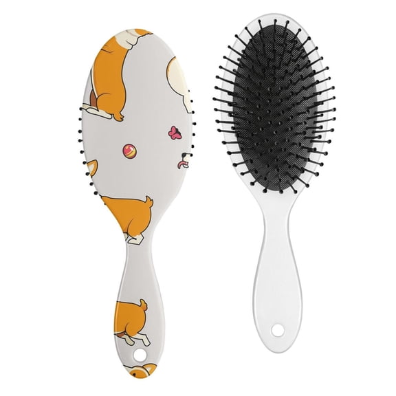 Adorable Dog-Themed Print Comb - No-Pull Comfort for Daily Brushing