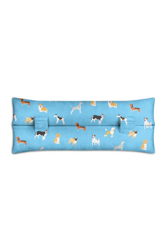 Adorable Dog-Themed Print Post Surgery Seatbelt Pillow - Soft Mastectomy Cushion for Car - Heart Surgery Recovery Pillow