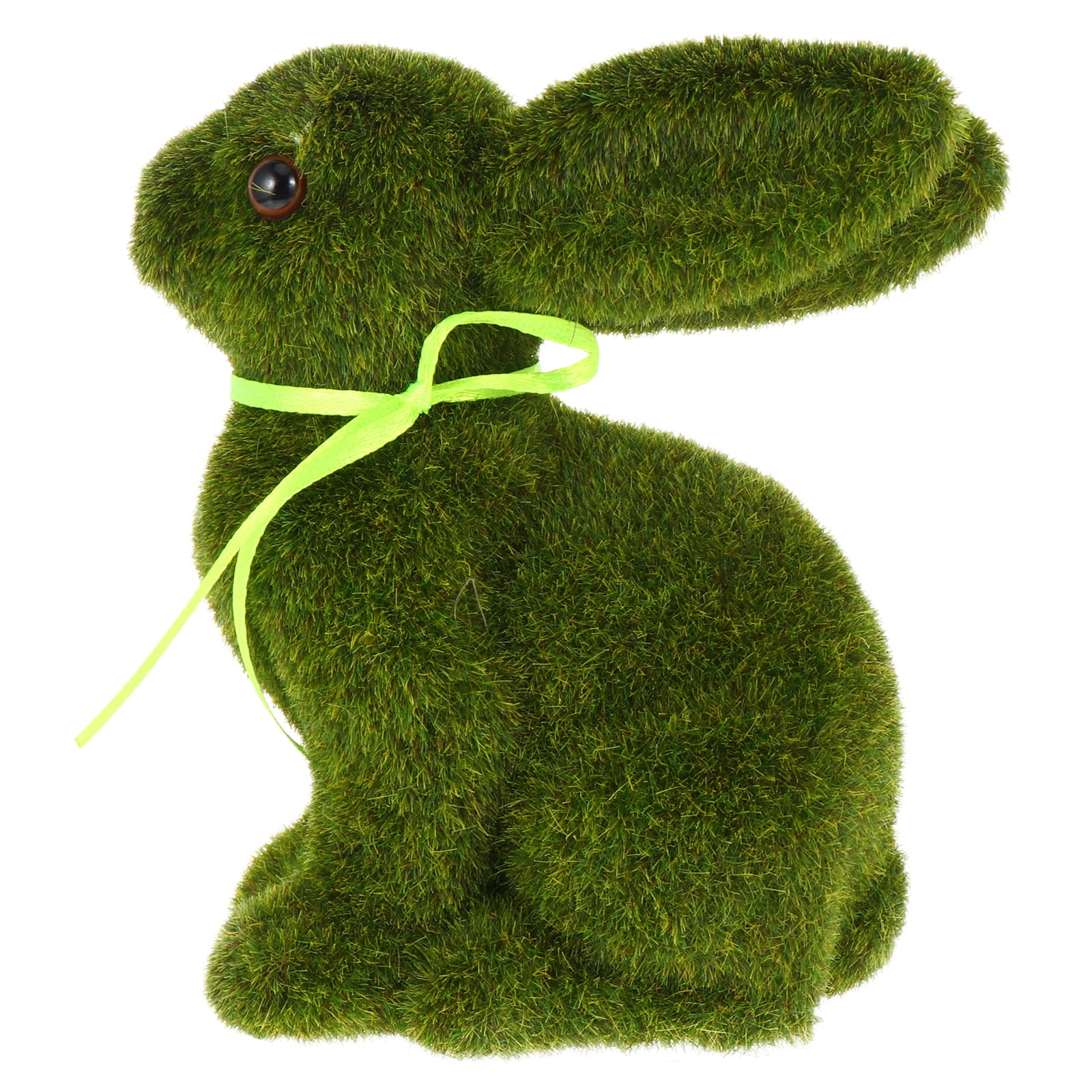 Adorable Easter Flocked Rabbit Decorative Party Decor Rabbit Flocked Bunny