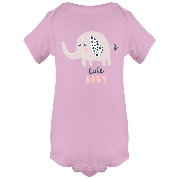 Adorable Elephant Bodysuit Infant -Image by Shutterstock, 24 Months