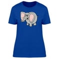 thumbnail image 1 of Adorable Elephant Cartoon Tee Women's -Image by Shutterstock, 1 of 1