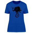 thumbnail image 1 of Adorable Elephant Show Tee Women's -Image by Shutterstock, 1 of 1