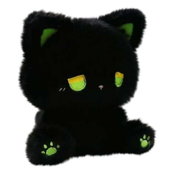 Adorable Emo Kittens Stuffed Animal - Fun Collectible Plush - Perfect for Decorating Rooms and Birthday Gifts - (D Style 6 Inches)
