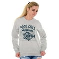 thumbnail image 1 of Adorable Father Daughter Fishing Cute Women Crewneck Sweatshirt Brisco Brands S, 1 of 6
