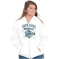 thumbnail image 1 of Adorable Father Daughter Fishing Cute Womens Plus Size Graphic Zipper Hoodie Brisco Brands 5X, 1 of 5