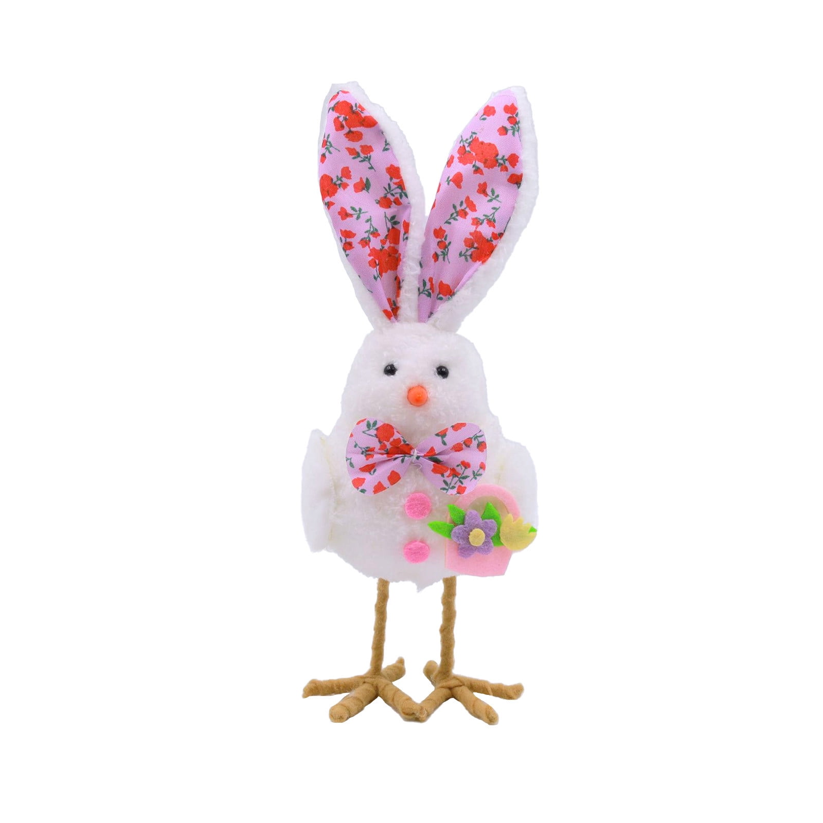 Adorable Featherly Spring Easter Fabric Bird - Charming Tabletop ...