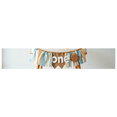 thumbnail image 1 of Adorable First Birthday Banner with Polka Dot Gingham Patterns and Cookie Decors Background Party Supplies Photography Props Birthday Decoration Party Decorations, 1 of 7
