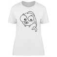 thumbnail image 1 of Adorable Fish Cartoon T-Shirt Women -Image by Shutterstock, Female Large, 1 of 2
