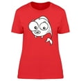thumbnail image 1 of Adorable Fish Cartoon T-Shirt Women -Image by Shutterstock, Female Small, 1 of 2