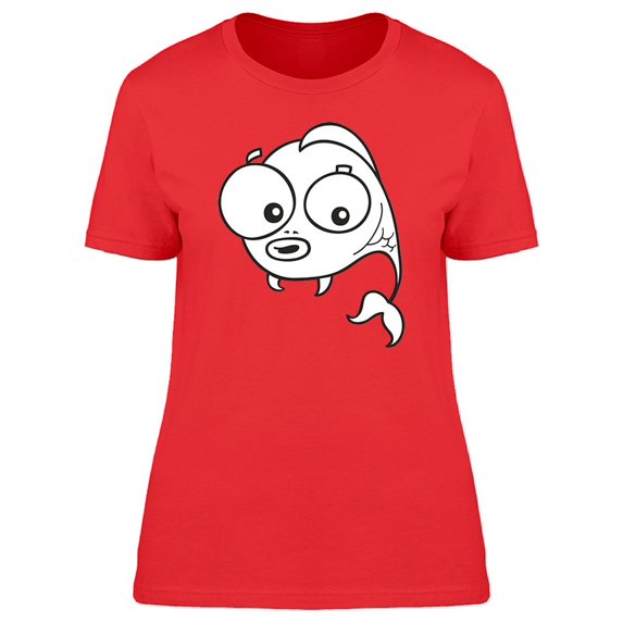 Adorable Fish Cartoon Tee Women's -Image by Shutterstock