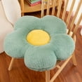 thumbnail image 1 of Adorable Flower Plush Pillow Seat Cushion - Soft, Cozy, and Machine Washable | Contemporary Floral Design in Yellow, Pink, and Blue | Perfect for Home Decor and Reading Spaces, Cozy Seating Addition|, 1 of 15