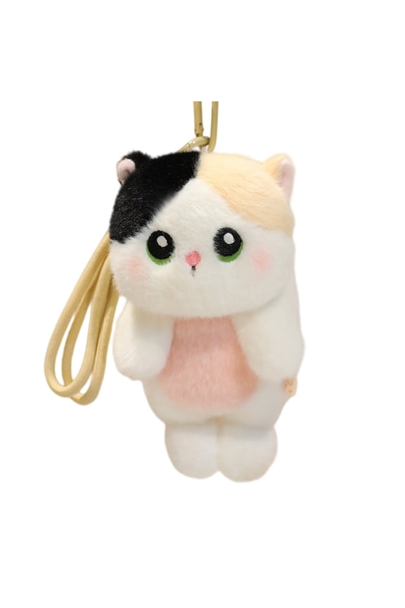 Adorable Fragrance Hanging Ornament Cute Kitty Penguin Bunny Keychain Charm Soft Stuffed Animal for Car Beads on String Seasonal Decorations for Home Ornament Giveaway of The Day Decorations Stained