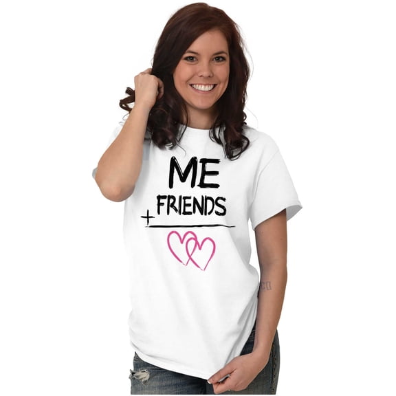 Adorable Friendship Besties Love Women's Graphic T Shirt Tees Brisco Brands L