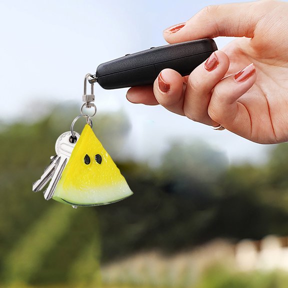 Adorable Fruit Watermelon Keychain - Cute Backpack Charm for Gifts and Couples