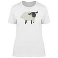thumbnail image 1 of Adorable Funny Sheep Doodle T-Shirt Women -Image by Shutterstock, Female Small, 1 of 2