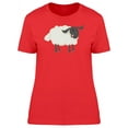 thumbnail image 1 of Adorable Funny Sheep Doodle T-Shirt Women -Image by Shutterstock, Female x-Large, 1 of 2