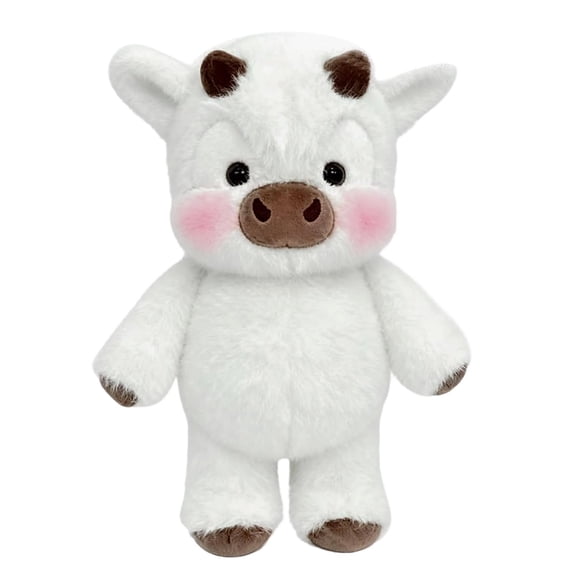 Adorable And Furry Highlands Cattle Soft Toy, Highland Cow Plush Stuffed Animal for Stress Relief and Emotional Comfort, Cuddly Plushie for Home Decor and Gift Giving