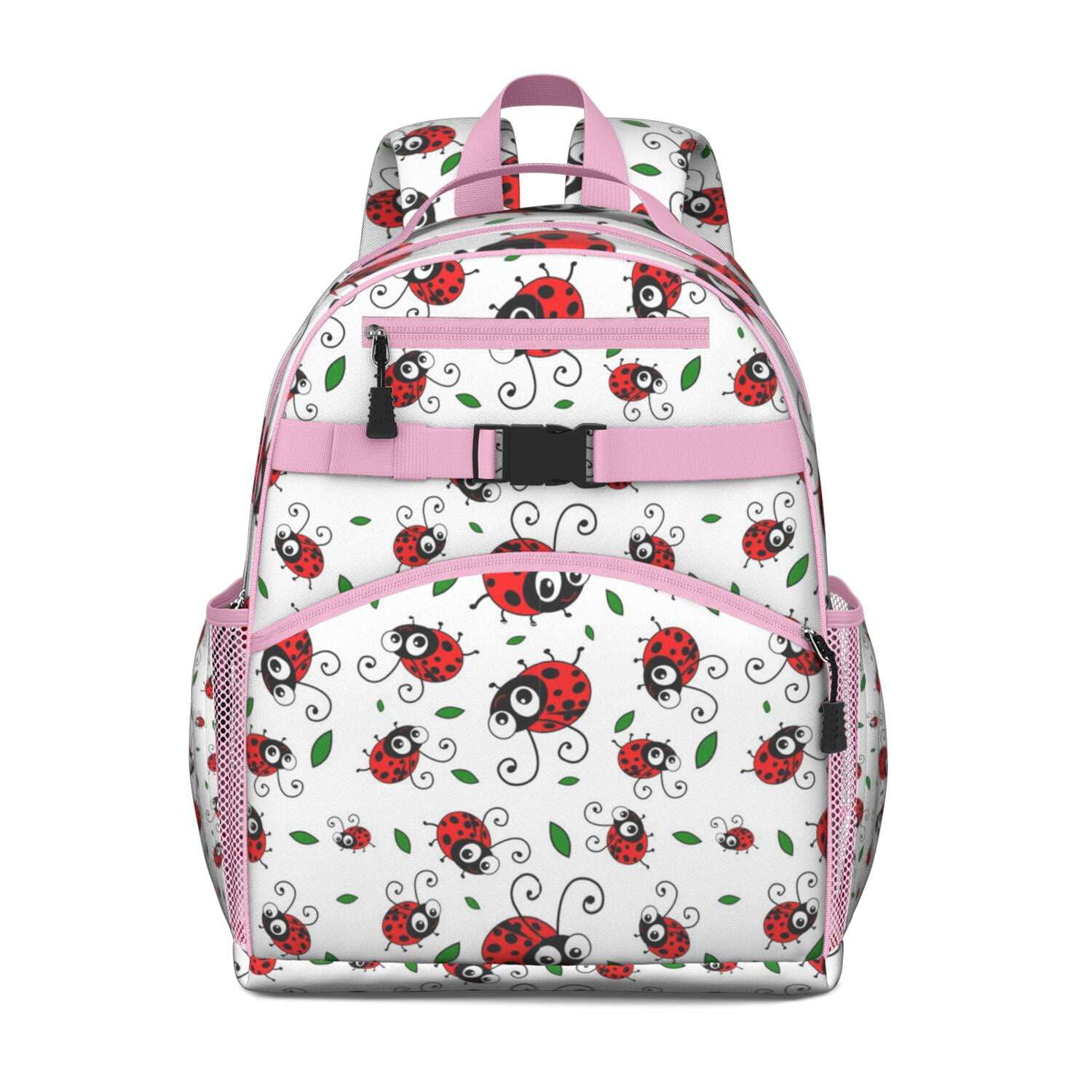 LeSportsac Backpack Women Tan Ladybug Polka Dot Ripstop Nylon SIZE Small Garden Ladybug Student Backpack – Nature Insect Cartoon  main image 2