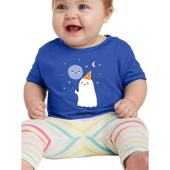Adorable Ghost And Balloon T-Shirt Infant -Image by Shutterstock, 18 Months
