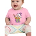 thumbnail image 1 of Adorable Ghost And Cupcake T-Shirt Infant -Image by Shutterstock,  12 Months, 1 of 4