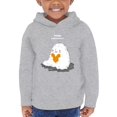 thumbnail image 1 of Adorable Ghost W Heart Hoodie Toddler -Image by Shutterstock,  2 Toddler, 1 of 4