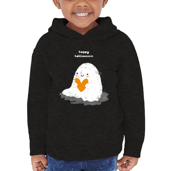 Adorable Ghost W Heart Hoodie Toddler -Image by Shutterstock, 5 Toddler