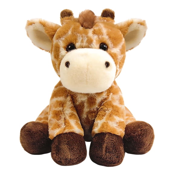 Adorable Giraffe Plush Doll, Cute Forest Animal Sitting Figurine, for Home Desk Decoration, Comforting Companion Gift, for Office Decor, Animal for youngster Decorative, for Youngster, Adults